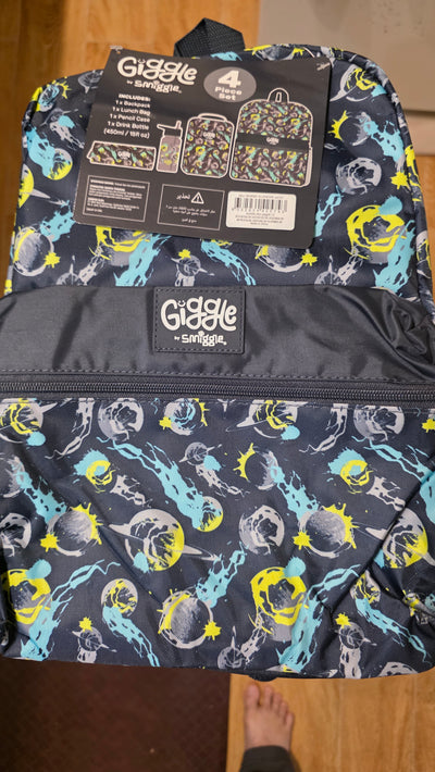 Giggle By Smiggle 4 Piece Bundle  grey asteroids