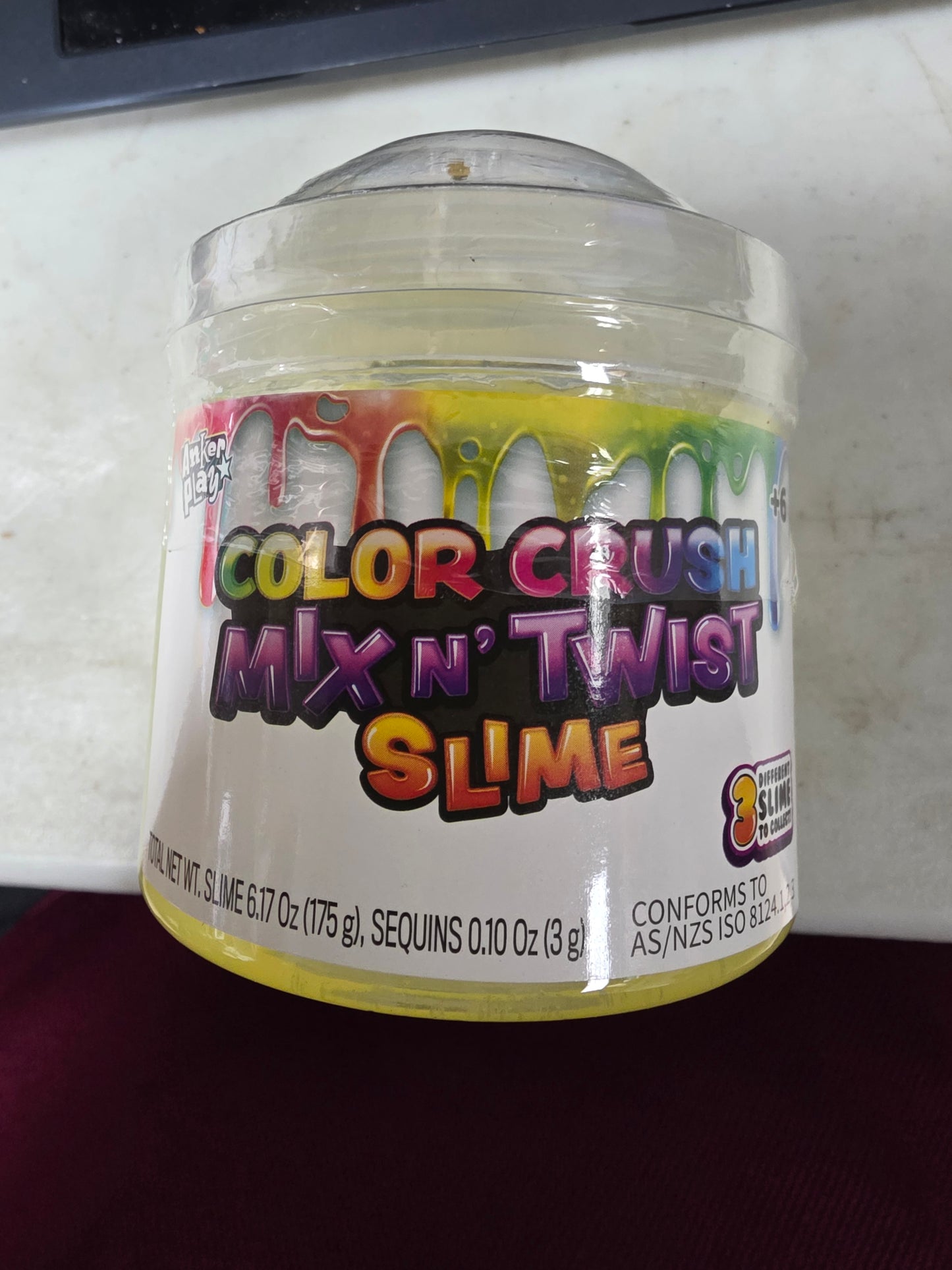 Twist and mix slime nz yellow