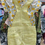 RS YELLOW Real love overalls with flower top