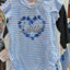 rs real love size 6x, size 5-6 and size 5-6 4 piece set blue and white