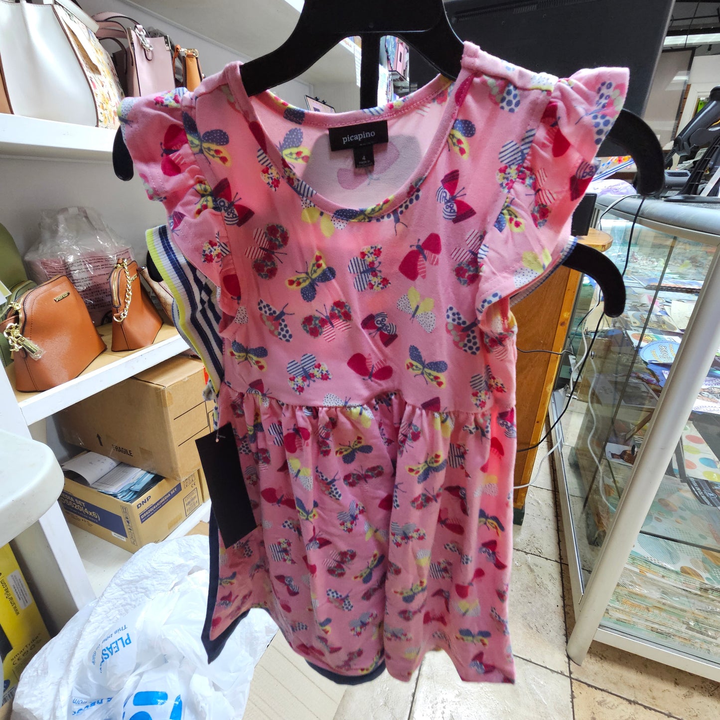 Girls dress Picapino 2 piece size 4