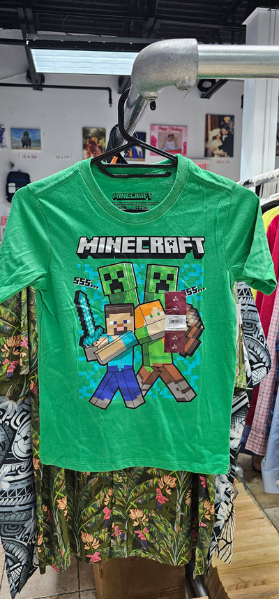 wm minecraft boys t  MC HEADS 24004708 green