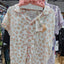 rs jessica simpson 3 piece set, purple green and pink girls sleepwear