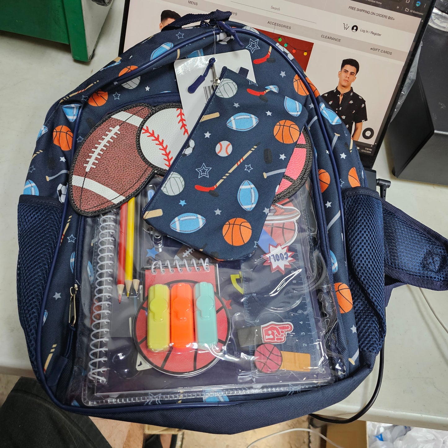 Backpack Kids BPST1631 activity set
