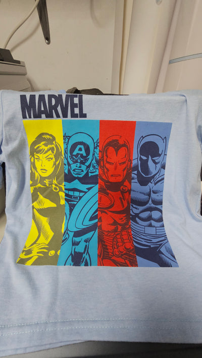 Marvel T Shirt blue 2875 sep22 193 boys