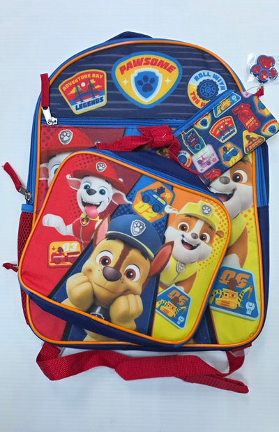 Paw Patrol school backpack 5 piece