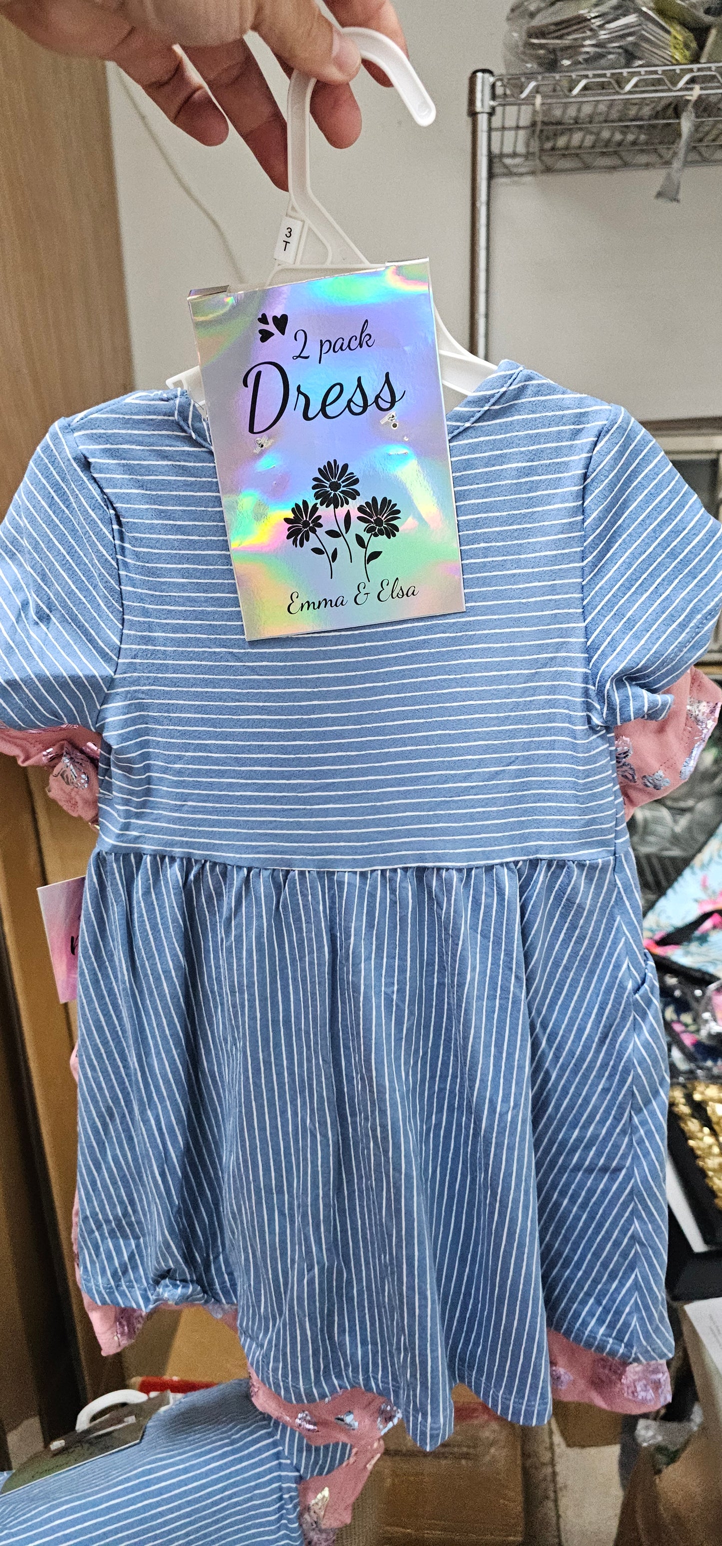 Girls dress Emma& Elsa 2 pack dress