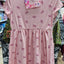 rs 2 piece dress white flower and pink flower style size 7 emma & Elsa