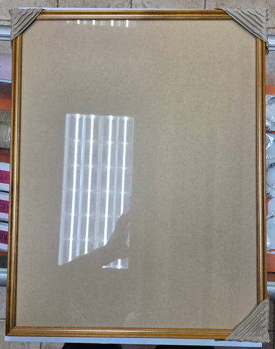 17X22 1028 RIMU & GOLD FRAME