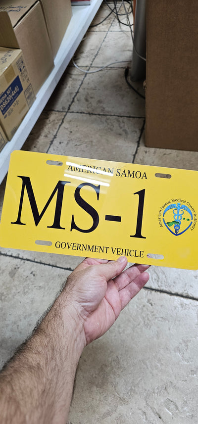 Custom Made License Plate
