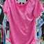 RS 3-piece Girls t-shirt pink velvet  pink,star print & forever blue