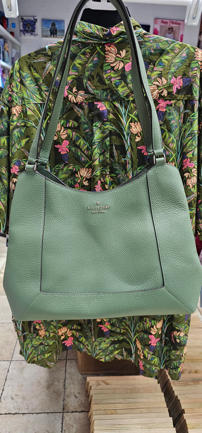 Kate Spade KH435 trpl cmp shldr pebbled leather romaine 300 y32 lena