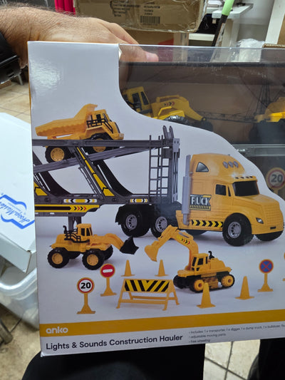 Lights and sounds construction hauler