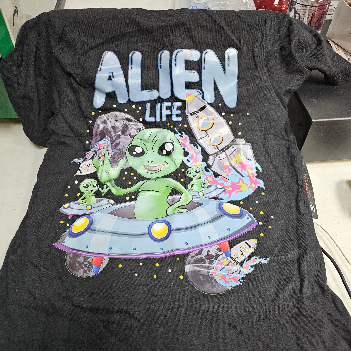 Boys shirt Alien Life Amsterdam size 14-16