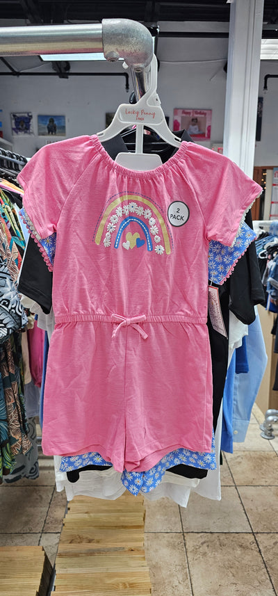 rs lucky penny 2 pack pink dress & blue flower dress Size 6