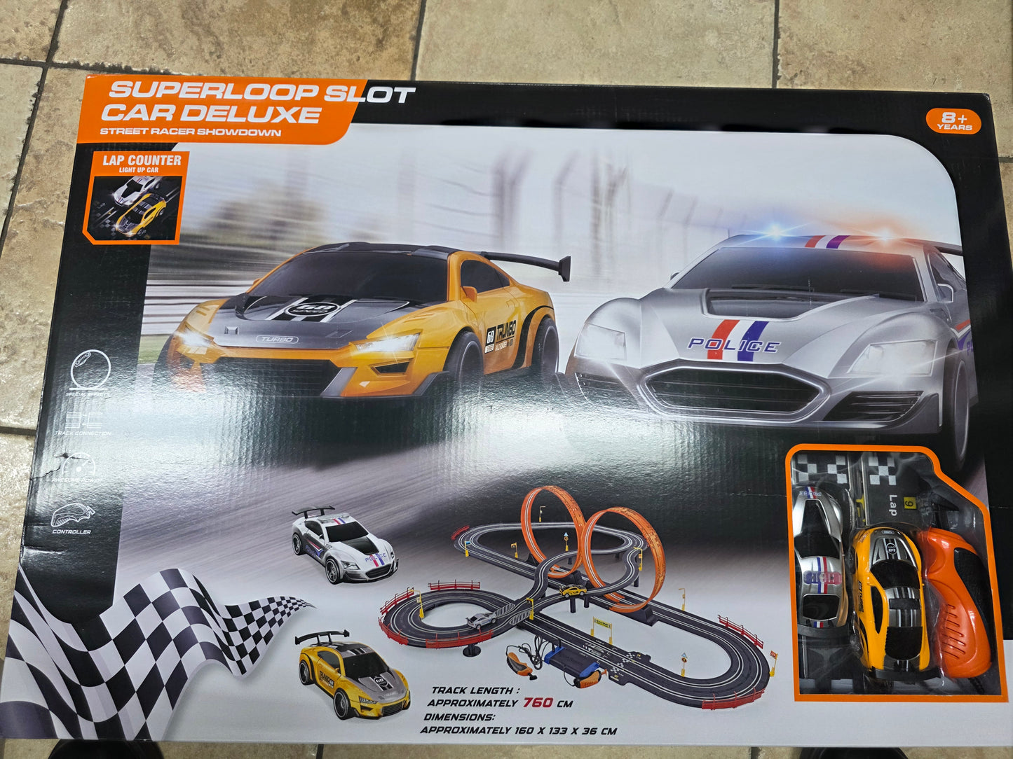 RC Superloop racing car