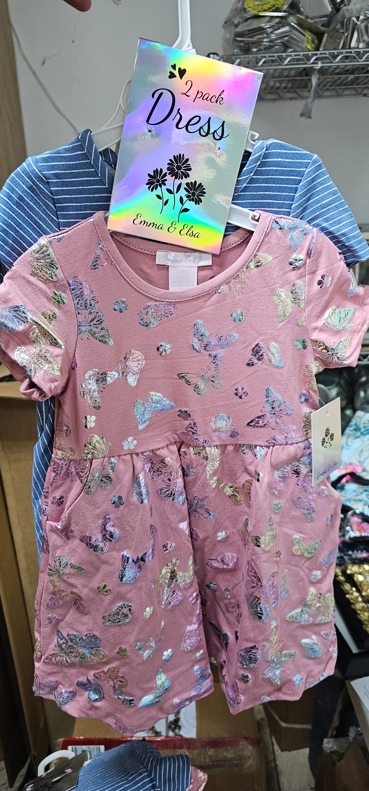 Girls dress Emma& Elsa 2 pack dress