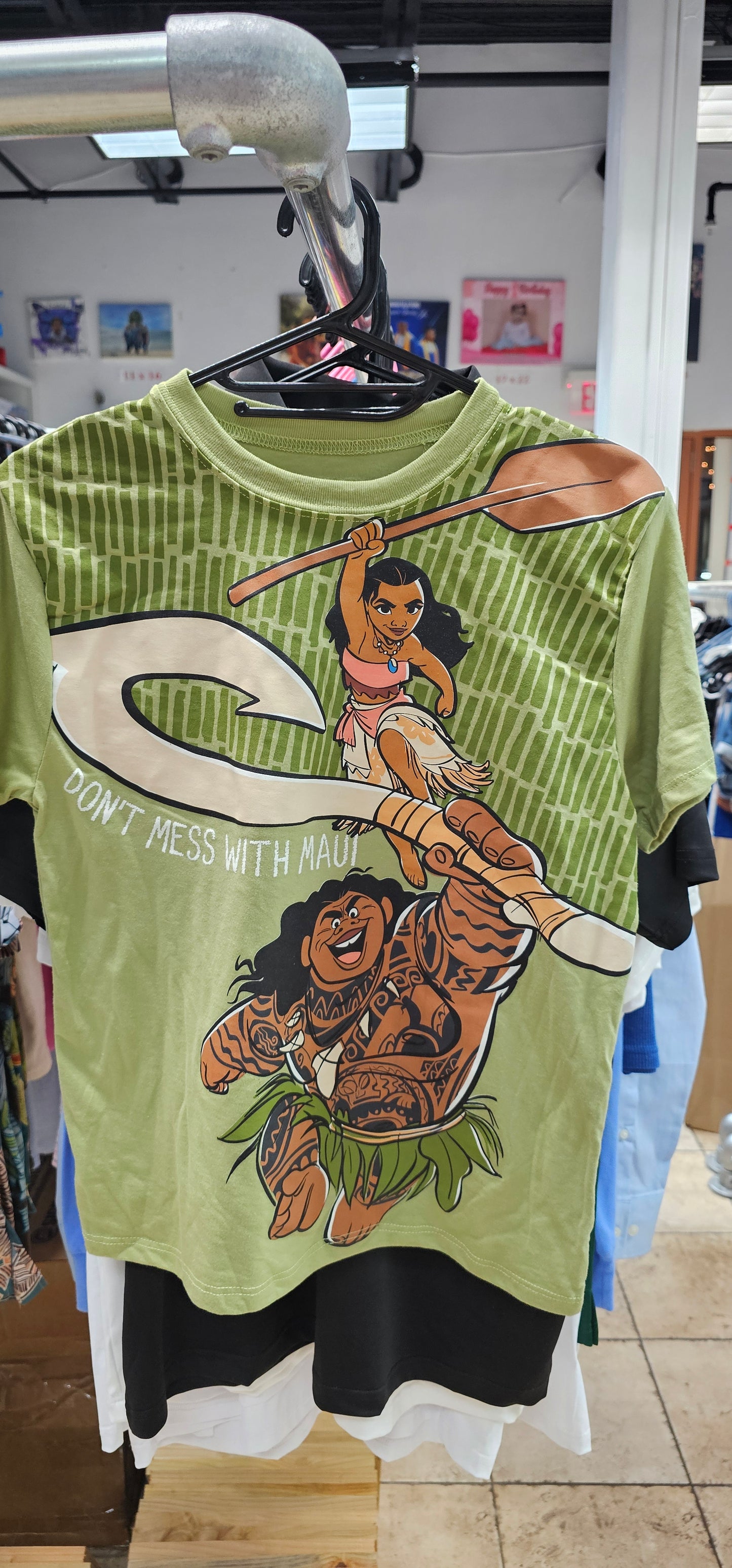 WM Moana and Maui T's Boys and Girls Disney
