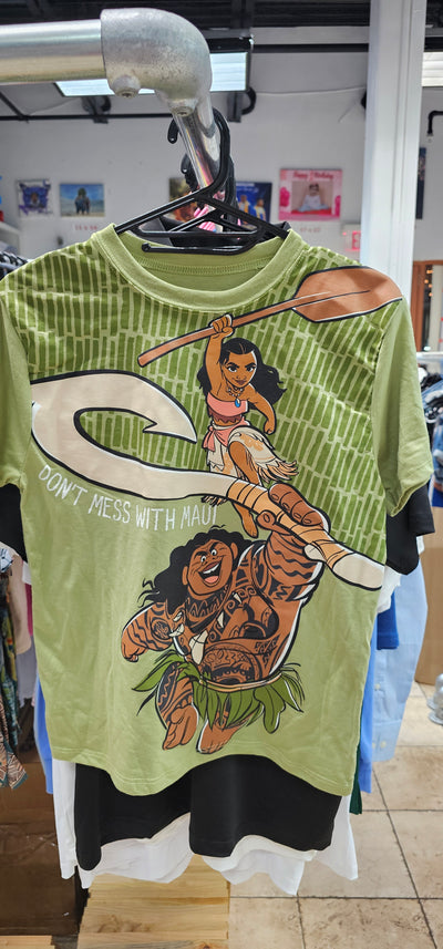 WM Moana and Maui T's Boys and Girls Disney